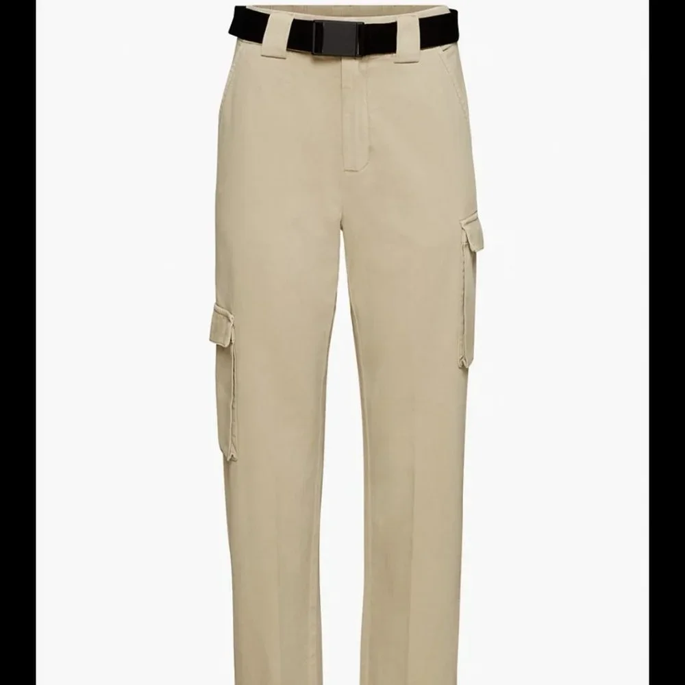 NWT TNA Aritzia Belted Cargo Pant Gd Humus Beige XS - Picture 6 of 13